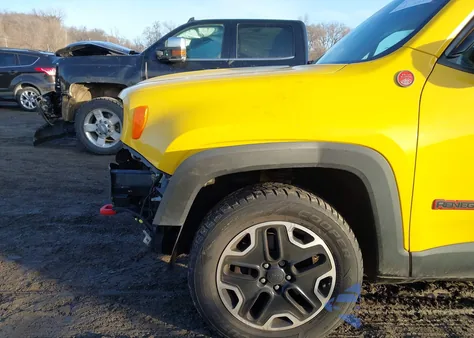 2016 Jeep Renegade Trailhawk from USA, damaged, VIN ZACCJBCT4GPC62815